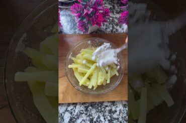 Easy French fries recipe #frenchfries #shorts #food #yt