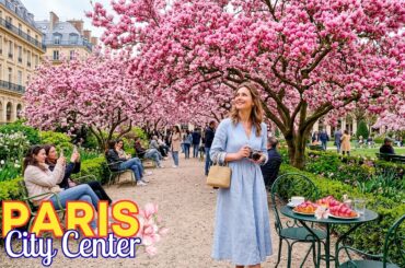 7 March 2026 ☀️ Paris City Center | Cafés, Pastries Tour & Spring walk | 4K Paris Walk