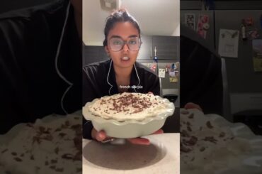 Chocolatey, decatent, rich french silk pie recipe #frenchsilkpie #chocolatepie #dessert #fypシ