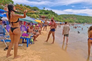 🇧🇷 Beach Walk João Fernandes, Buzios Rio de Janeiro Cool Beach 4k Part 2