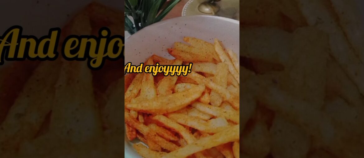 enjoy!😋🤤#trending #food shorts #french fries at home #easy recipe #french fries recipe #mid craving