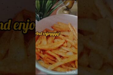 enjoy!😋🤤#trending #food shorts #french fries at home #easy recipe #french fries recipe #mid craving