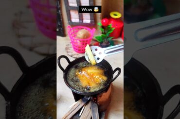 Mini Real French Fries 🍟| Viral Mini Cooking 🤯| Tiny Foods 🔥| Mini Real Foods 😋#trending #miniature