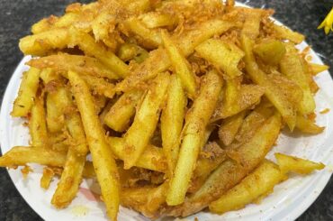 Besan Wali Crispy Chip Recipe | Ramadan Special French Fries Recipe | Potato Chips Recipe