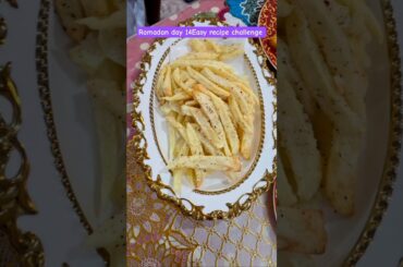 🌙# Ramadan special recipes#iftar day 14 easy recipe challenge#french🍟fries#Aliya zuberi's world👑👀