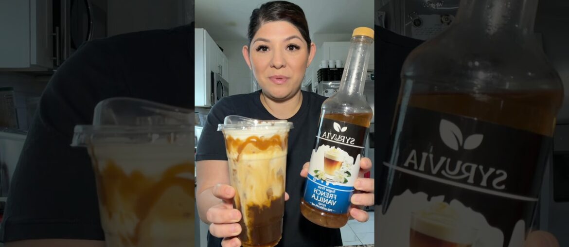 Easy Coffee Recipes: SF French Vanilla Latte. #coffee #icedcoffee #recipe