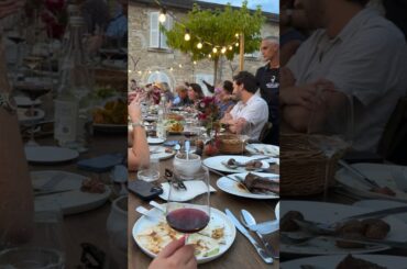 A secret supper in a vineyard in France, with travelers from around the world. #france #dijon