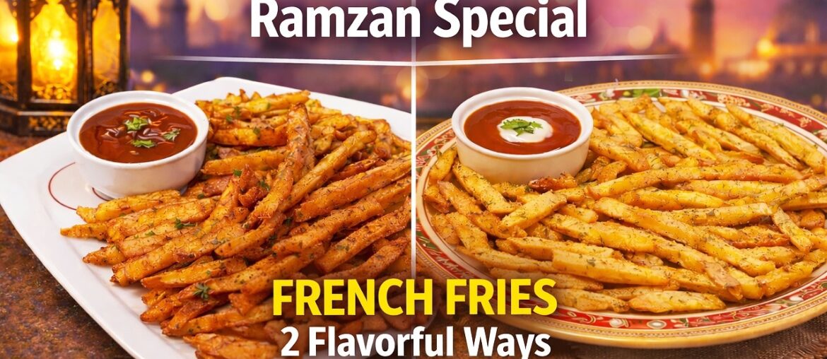 Ramzan Special French Fries | 2 Flavorful Ways Recipes for Iftar | Crispy & Easy Snack