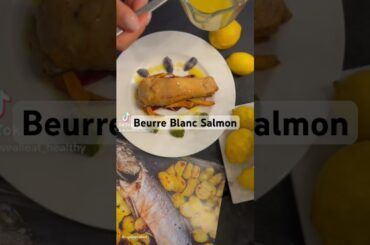 French Girl Dinner: Healthy Salmon with Beurre Blanc. |Julia Child inspired|