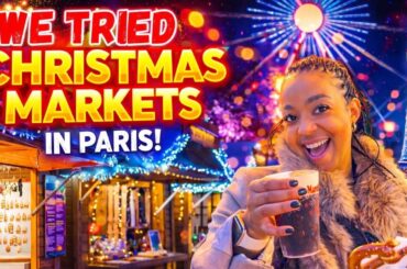 We Explored Paris’ Biggest Christmas Market 🎄 (Food, Rides & More)