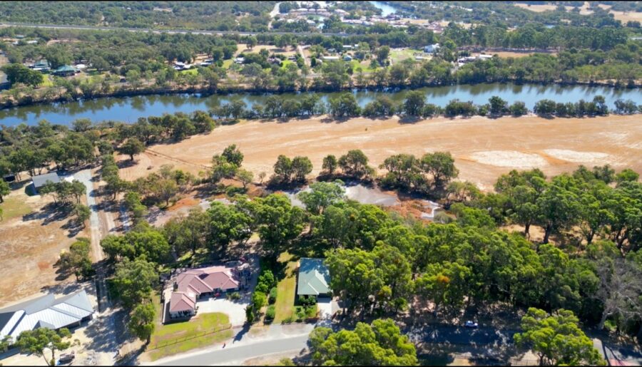 Rural Family Living Opposite the Murray River