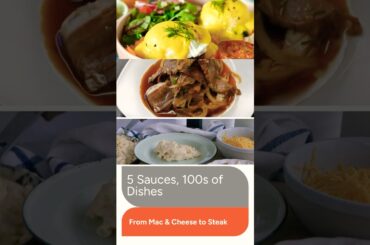 The 5 French Mother Sauces & Their Derivatives Applications #cleaneating #nutritionassistance #food