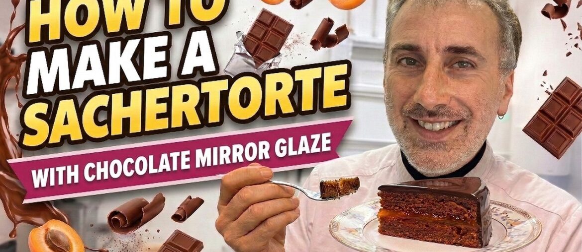 How to Make a SACHERTORTE! 🍰 (Chocolate Ganache, Chocolate Mirror Glaze… All in One!) How to Make a SACHERTORTE! 🍰 (Chocolate Ganache, Chocolate Mirror Glaze... All in One!)