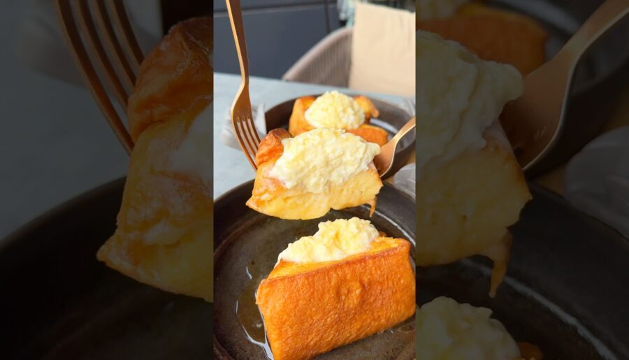 ふわっふわフレンチトースト🍞✨#福岡グルメ #japanesefood #shorts