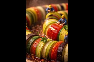 Et si une Ratatouille devenait un vrai chantier miniature ? 🍆🍅 #shorts