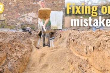 Fixing Damaged Sewer and Utility Pipes Under the Driveway! | Farm Renovation in Southern France #122