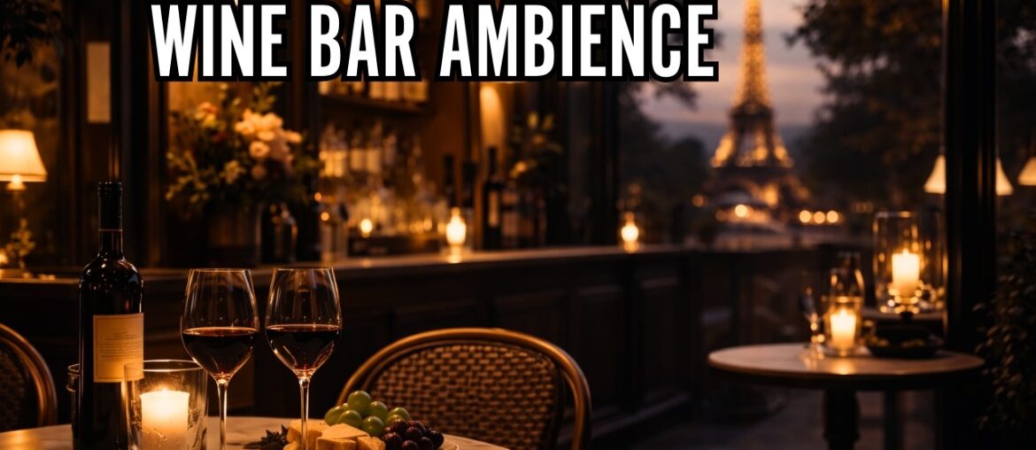 Parisian Wine Bar Ambience – French Lounge, Late Night Paris Mood