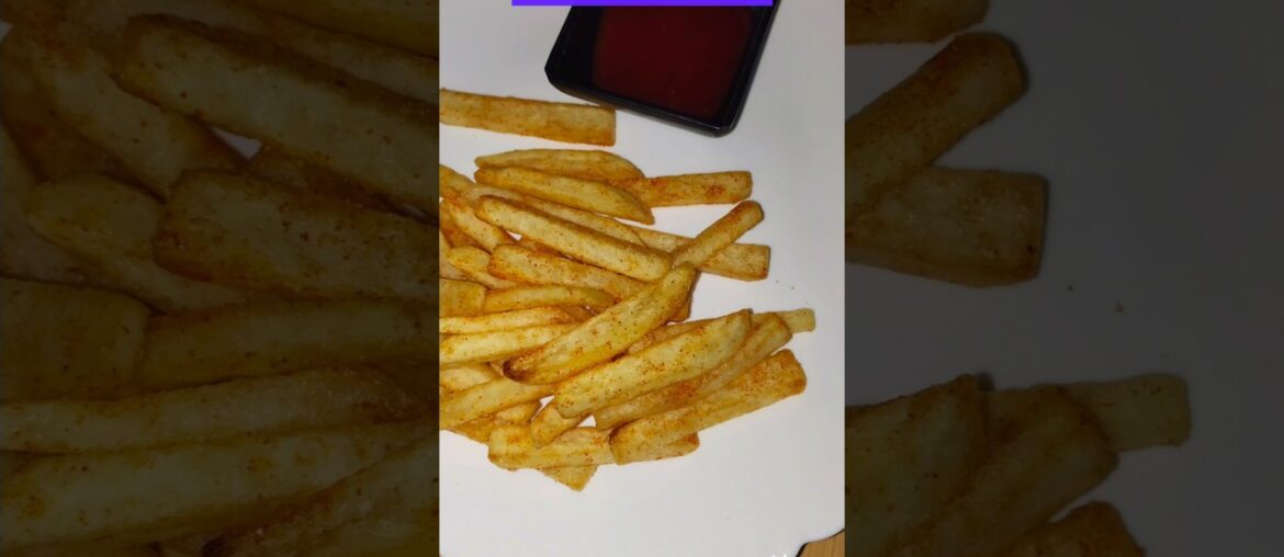 Crispy homemade French fries 🍟 | Easy snack recipe at home #cooking #shorts Crispy homemade French fries 🍟 | Easy snack recipe at home #cooking #shorts
