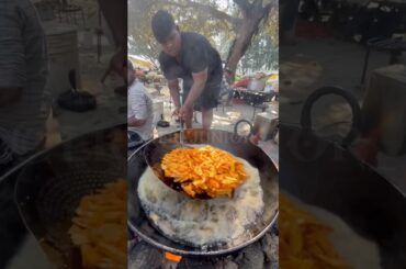 Comida de Rua Batatas Fritas Rápidas #streetfood #indian #french #fries