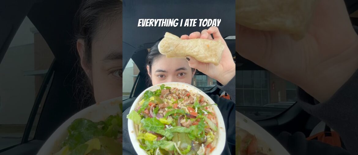 Everything I ate today #foodvlog #whatieatinaday #shorts #foodie #fitnessjourney #food #foodshorts