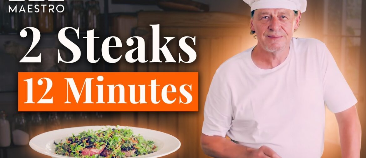 2 steak dishes in 12 minutes with Marco Pierre White | Meet Your Maestro | BBC Maestro