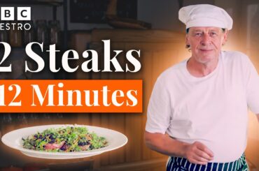 2 steak dishes in 12 minutes with Marco Pierre White | Meet Your Maestro | BBC Maestro