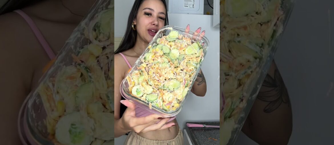 Salada de pepino gourmet 😅😅