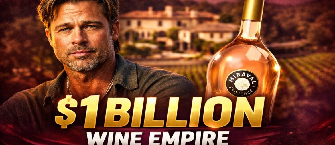 Brad Pitt's Secret $1 Billion Wine Empire Nobody Talks About | The Untold Story of Château Miraval