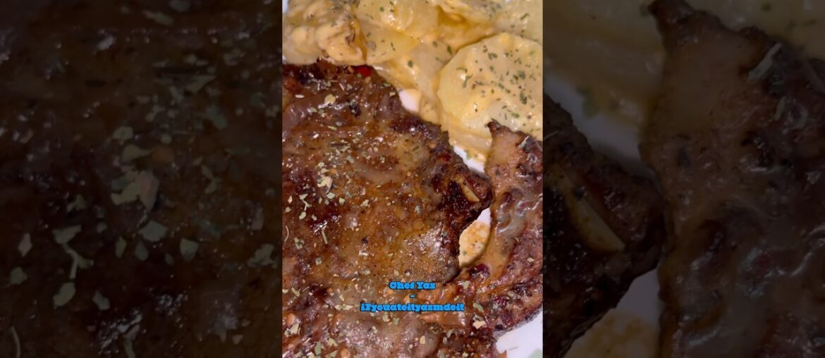 French Onion Smothered Pork Chop | Comfort Food Dinner|