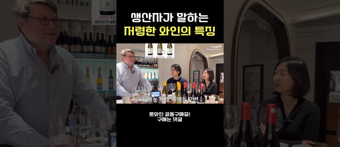 프랑스 와인메이커가 말하는 저렴한 와인의 특징 #와인 #와인추천 #알렉산드린비오니에 #wine