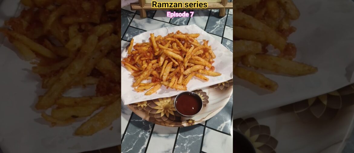shadi wale french fries 🍟 ramzan series episode 7 #food #youtubeshorts #recipe