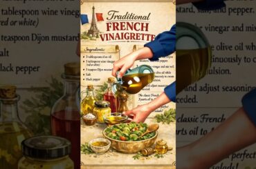 Traditional French Vinaigrette 🇫🇷 Easy Classic Recipe