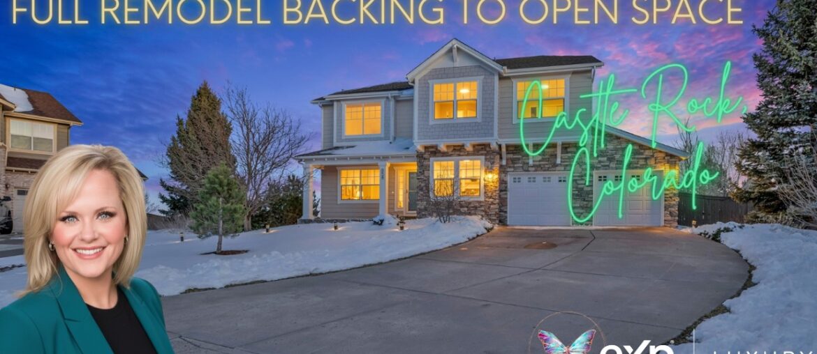 Custom Remodel Backing to Open Space | Castle Rock, CO