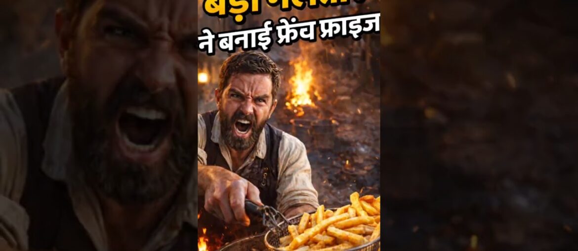 French Fries Origin Story | Kaise Accident Bana #shorts #aishorts #ai French Fries Origin Story | Kaise Accident Bana #shorts #aishorts #ai