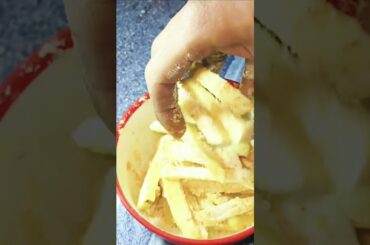 Tasty 🤤 homemade  French fries #recipe #shorts #viralvideo