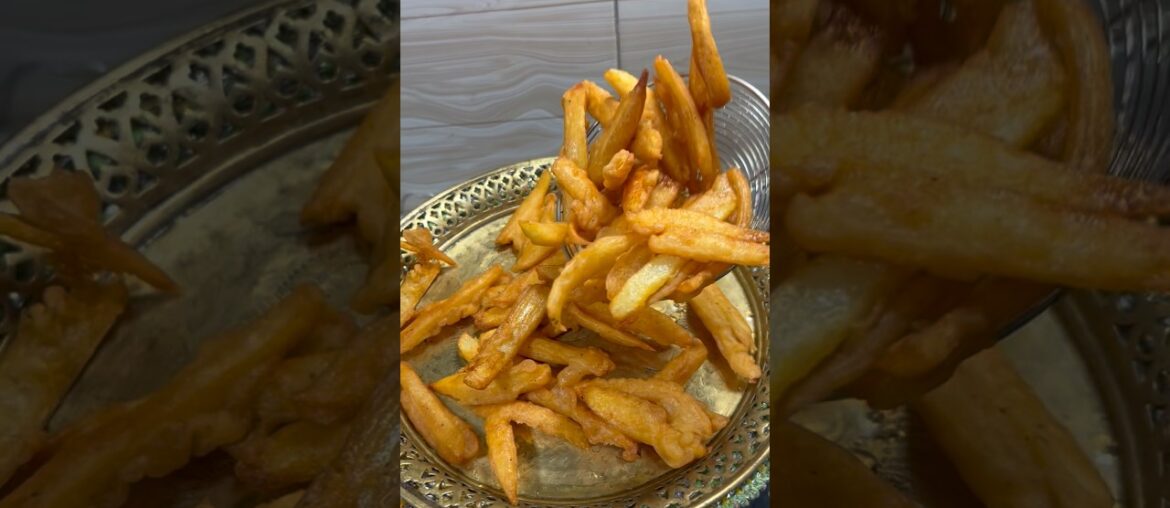 Secret Extra Crunchy Besan Fries By Dining Hour #snack #snackideas #snacksrecipe #snackvideo #shorts