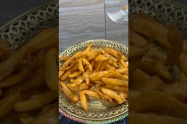 Secret Extra Crispy Besan Fries by Dining Hour #shorts #potato #snacks  #youtubeshorts  #trending
