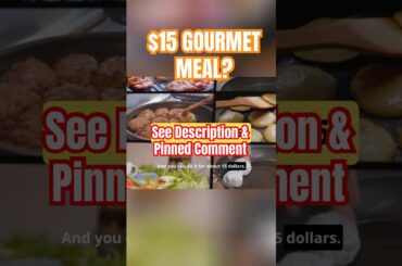 $15 Gourmet Meals That Look Expensive! #shorts #cooking #moneysaving