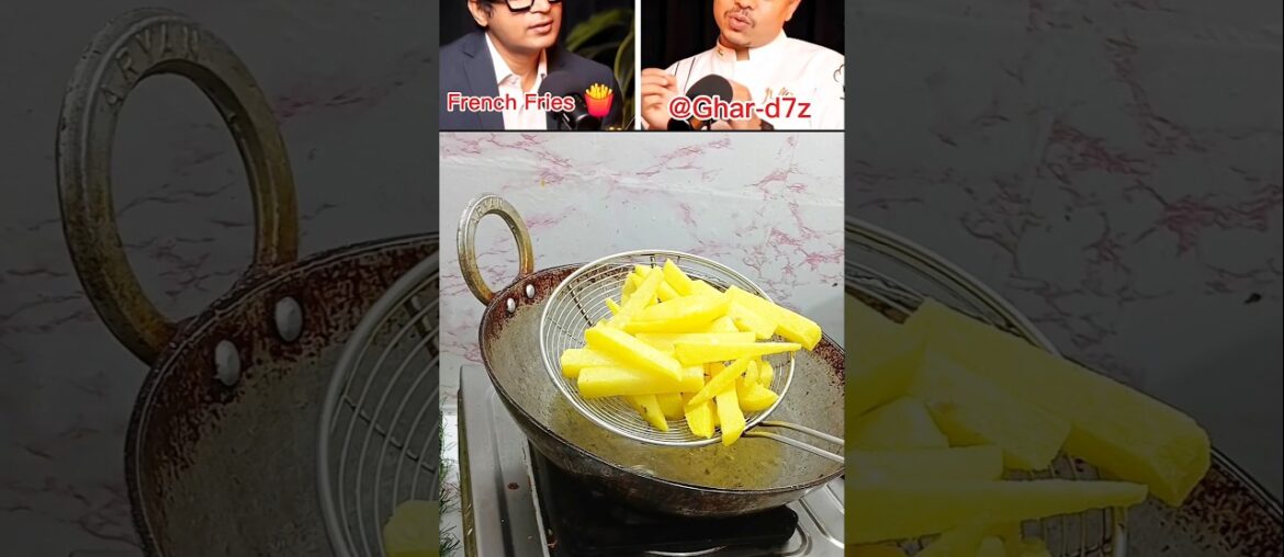 Perfect French Fries 🍟 😋 Recipe @Chefmichaeel #food #gharkazaika #tiktokvideo #ytshorts #cooking