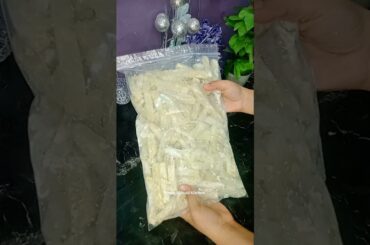 Homemade Frozen French Fries Recipe 🍟 Quick, Crispy, and Delicious! 😊 Ep 10 !