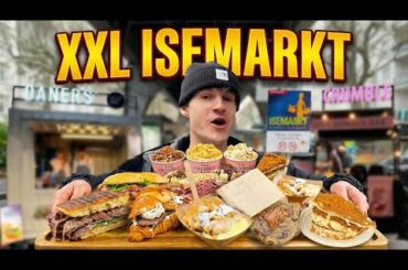 XXL ISEMARKT FOODTOUR - Die 20 BESTEN Stände Teil 1/2 🇩🇪🍴(Keiner kennt diesen Markt so gut wie ich…)