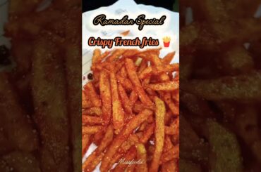 Ramadan Special Crispy potato french 🍟 fries 😋 ll #ramadanspecial #recipes #viral #ytshorts