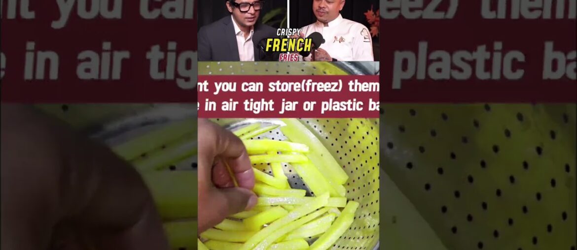 crispy french fries secreat..