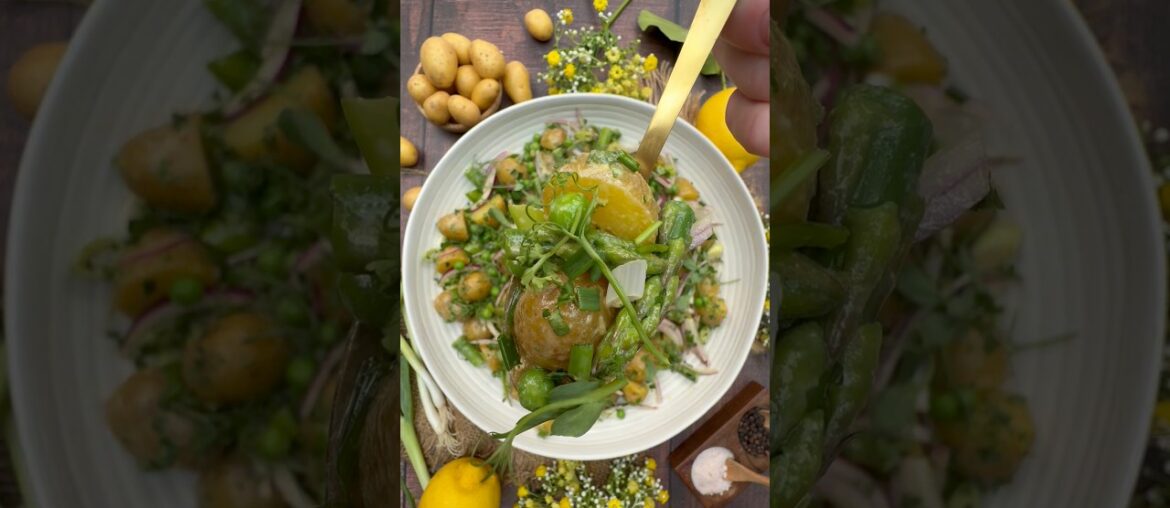 SPRING POTATO SALAD With French vinaigrette