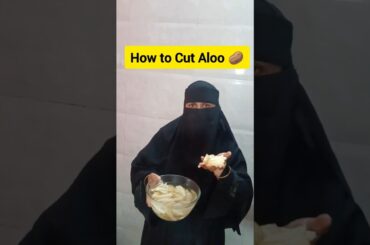 French 🍟 Aloo katne ka perfect trick ✨🔥 #viral #food #trending #aloo #frenchfries #shorts #youtube