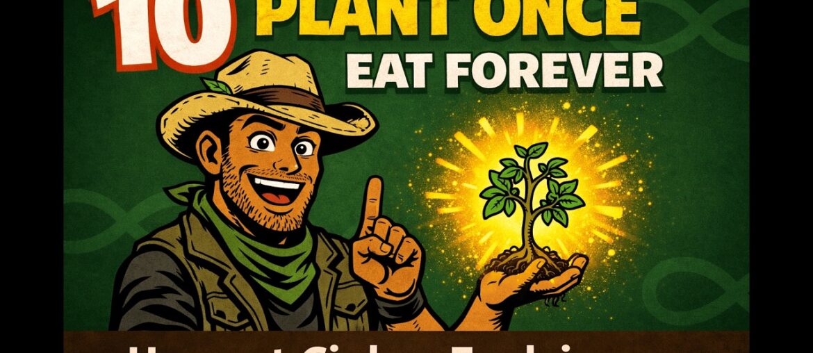 10 Crops You Plant ONCE That Feed Your Family FOREVER (Harvest Cipher Explains)