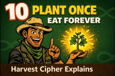 10 Crops You Plant ONCE That Feed Your Family FOREVER (Harvest Cipher Explains)