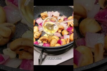 Creamy French Chicken Stew With Mushrooms - Restaurant Style Comfort Food #chickenrecipes #stew