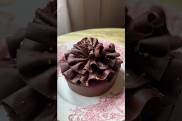 The Ultimate French chocolate cake in my tiny Parisian kitchen#kitchen #chocolate #paris #valentine