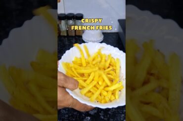 Cafe Style Crispy French Fries 🍟 #frenchfries #shorts #cooking #recipe #streetfood